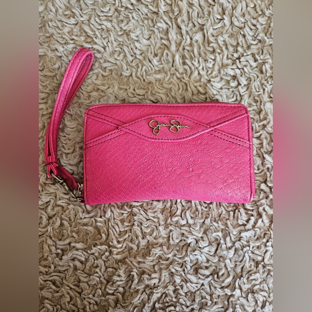 Jessica Simpson Wristlet Wallet - Pink